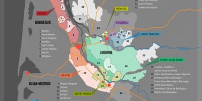 Бордо вино карта країни