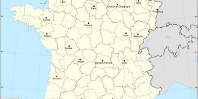 Муніципалітети Бордо карті